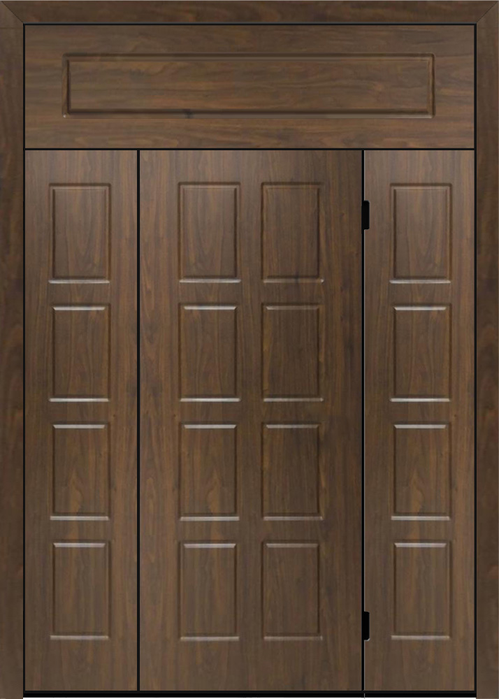 Экошпон с фрезеровкой мореная береза ZB 088-2 ДСФББ