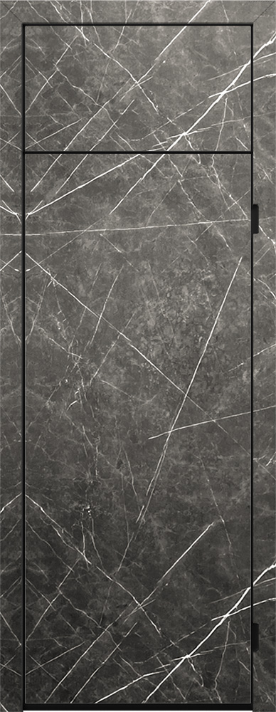 Экошпон гладкая Мрамор графит Zero p ОСФ