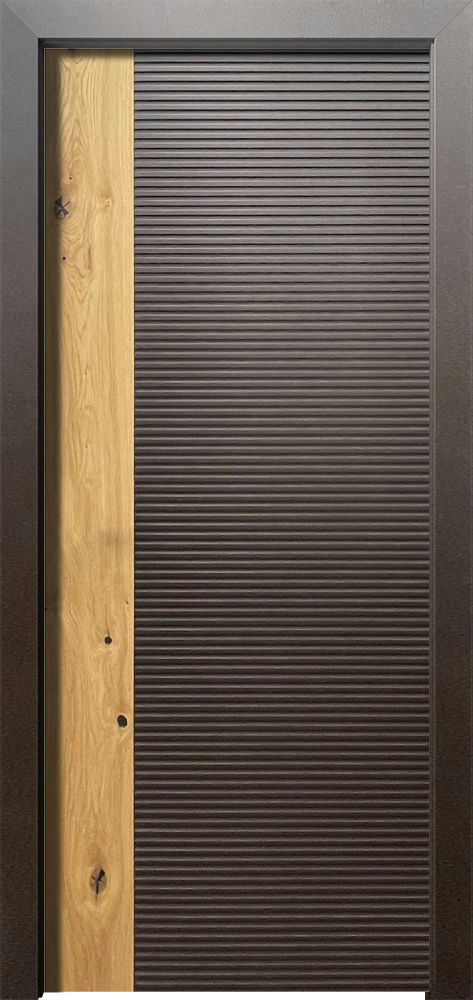 Эмаль с фрезеровкой 19.01 комбинированная NCS S 8505 Y80R, шпон дуб лофт