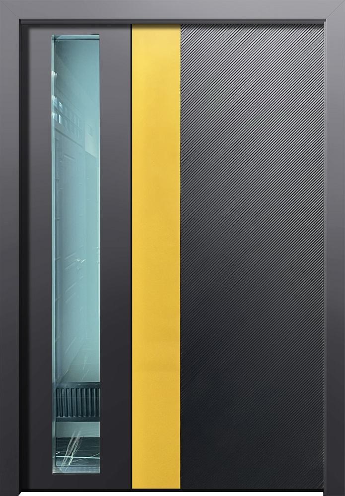 Эмаль с фрезеровкой Ral 9005 Combo 06 ОСФБ