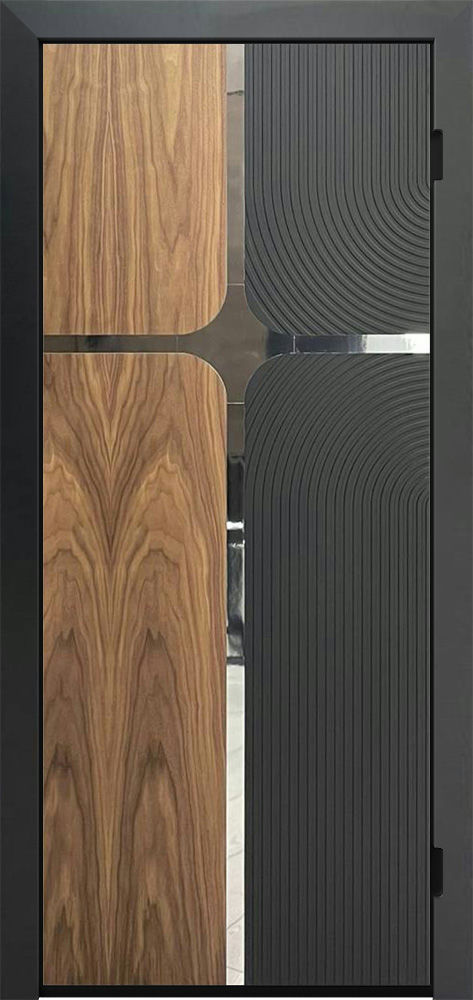 Эмаль с фрезеровкой с молдингом 17.03 Ral 9005